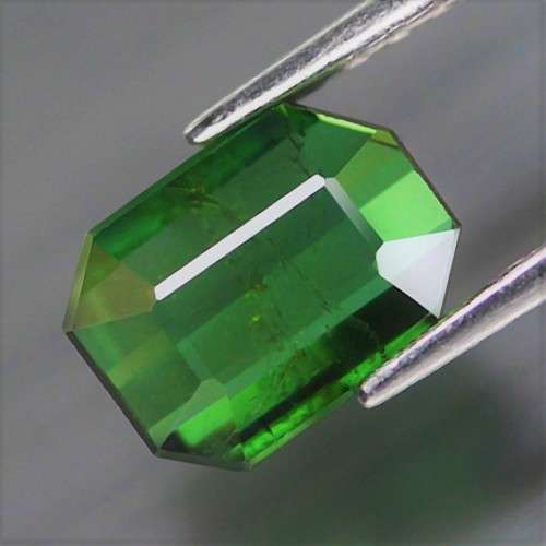 1.91Ct. Tourmaline Green  Emerald Cut Nigeria Natural