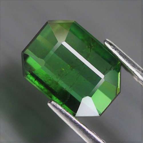 1.91Ct. Tourmaline Green  Emerald Cut Nigeria Natural