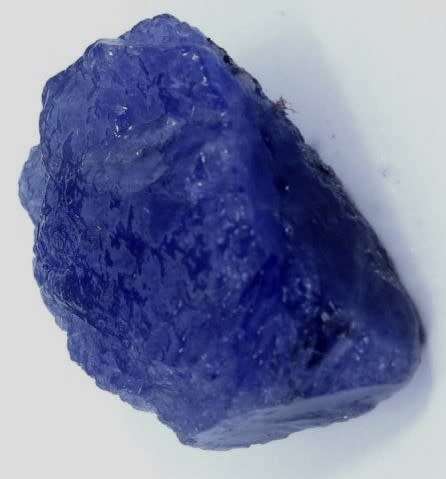 TANZANITE 85.70Cts.ROUGH NATURAL VIOLET BLUE SPECIMEN