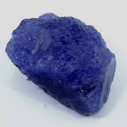 TANZANITE 85.70Cts.ROUGH NATURAL VIOLET BLUE SPECIMEN