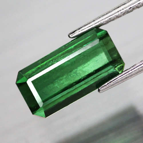 3.10Ct. Green Tourmaline Emerald Cut Nigeria Natural