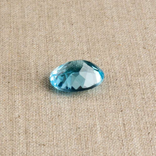 Baby Blue Topaz 3.11cts Oval 8x10mm  Ravishing Color and Full Fire! Brazil