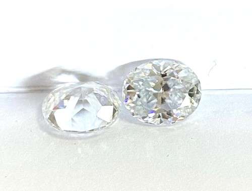 White Cubic Zirconia Oval shape 7x9mm