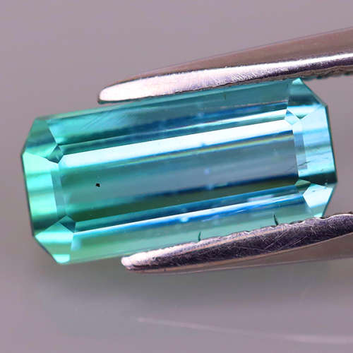 1.46Cts TOURMALINE Neon Blue Green Copper & Manganese Bearing   Mozambique