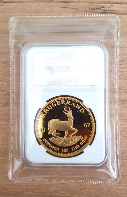 Krugerrand 1967 South Africa  1OZ Gold Coin Paul Kruger-Replica