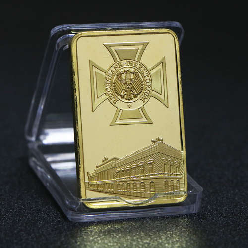 Deutsche Reichsbank 999/1000 Gold clad Bar-Souvenir  Bar