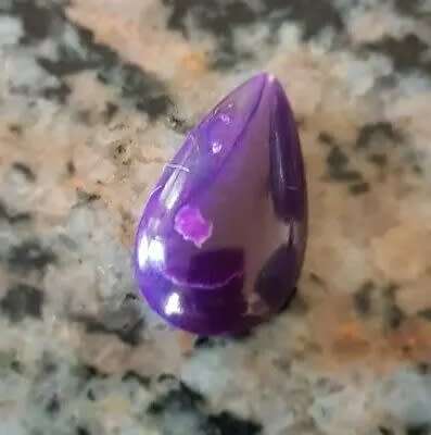 Sugilite Purple 6.09Cts  Pear Shape Natural