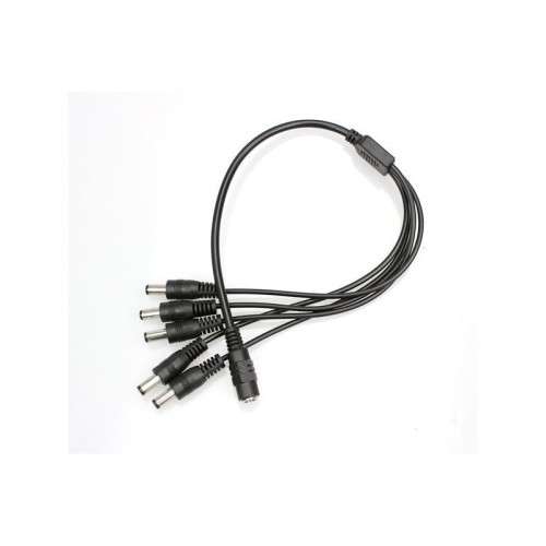 CCTV Power Connector 5 Way Splitter Cord