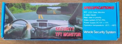 Car Rear View Parking Mirror 4.3` LCD Video Digital Color Monitor Display