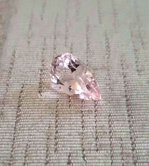 6.14Cts PINK MORGANITE PEAR CUT**CERTIFIED** GEMSTONE! NATURAL