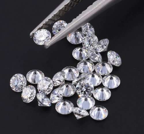 Moissanites 3.00mm D / VVS1  0.10ct **1 Piece** Small Size Stones Loose