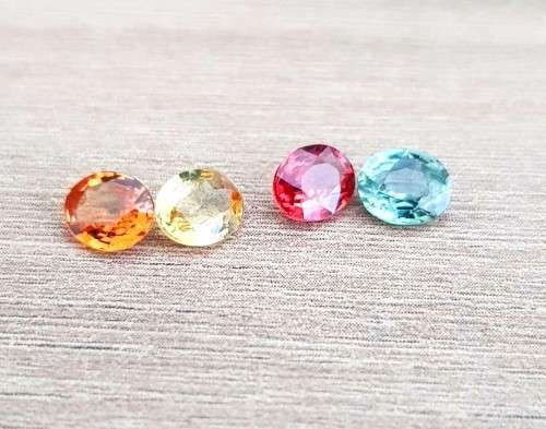 Sapphire Oval 3.00cts  4 Pieces   Beautiful! Fancy Colour Songea, Africa