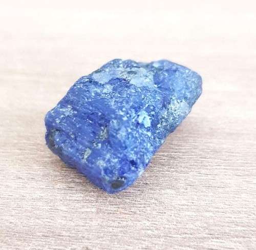 TANZANITE 38.67Cts.ROUGH NATURAL VIOLET BLUE SPECIMEN