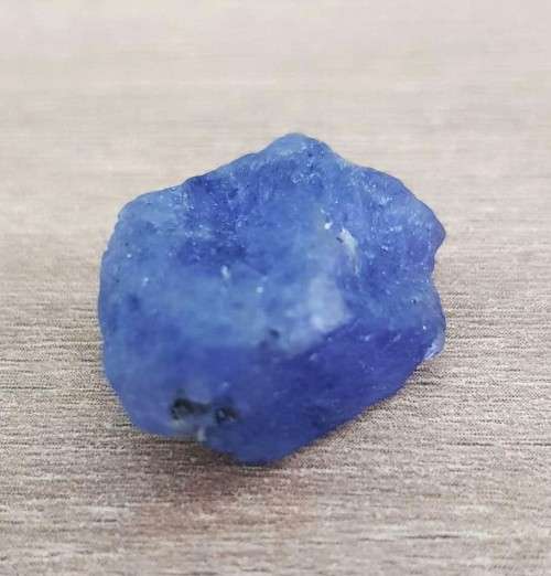 TANZANITE 35.80Cts. NATURAL VIOLET BLUE SPECIMEN ROUGH