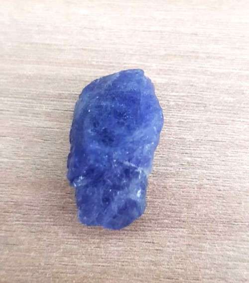 TANZANITE 37.88Cts. NATURAL VIOLET BLUE SPECIMEN ROUGH