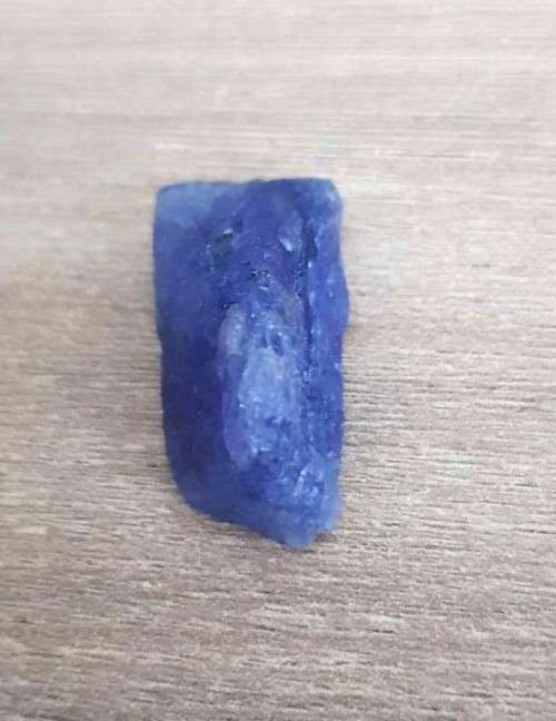 TANZANITE 27.39Cts. NATURAL VIOLET BLUE SPECIMEN ROUGH