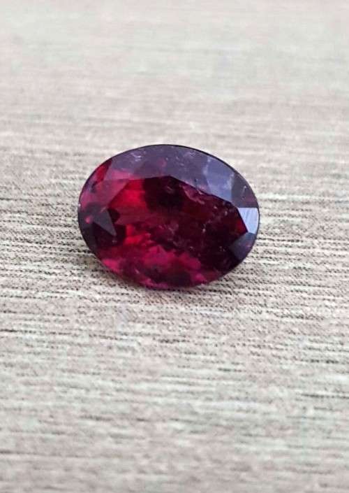 1.30Ct. Tourmaline Rubellite  Oval Natural  Precious Gem