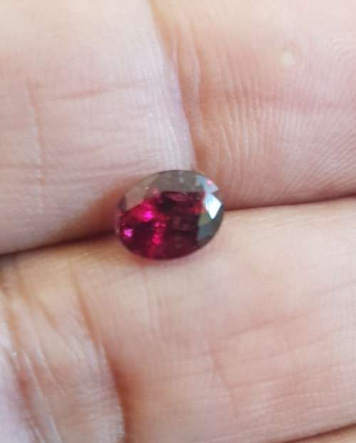 1.30Ct. Tourmaline Rubellite  Oval Natural  Precious Gem