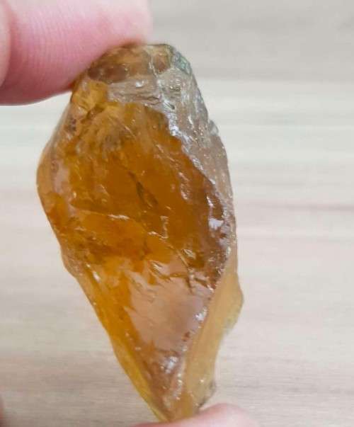 Citrine Gemstone 186.50Cts Specimen Rough Natural