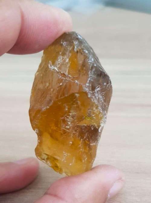 Citrine Gemstone 186.50Cts Specimen Rough Natural