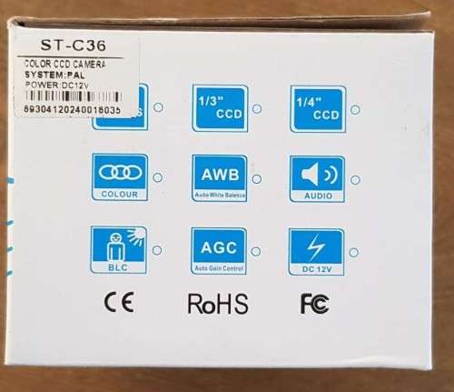 Pinhole Camera 450TVL ST-C36 Colour CCD