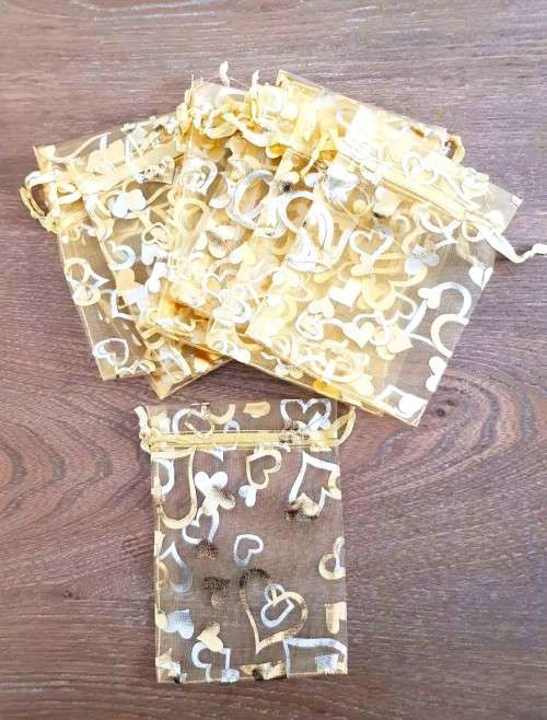 Gift Bags Gold **LOTS OF 10**