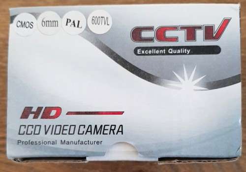 Pinhole Camera 600TVL 6mm Colour