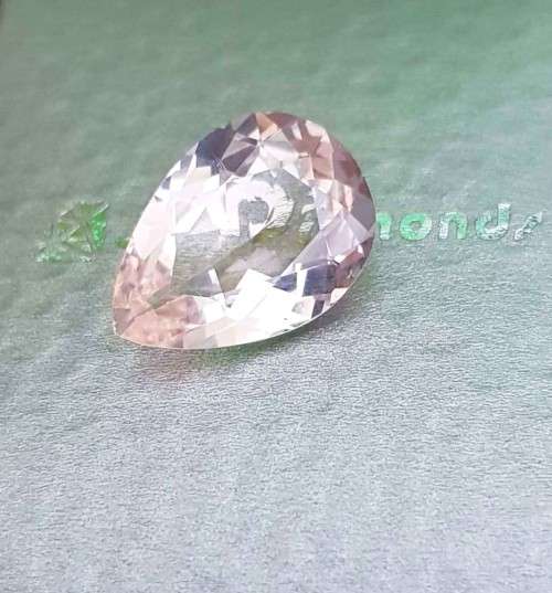 6.14Cts PINK MORGANITE PEAR CUT**CERTIFIED** GEMSTONE! NATURAL