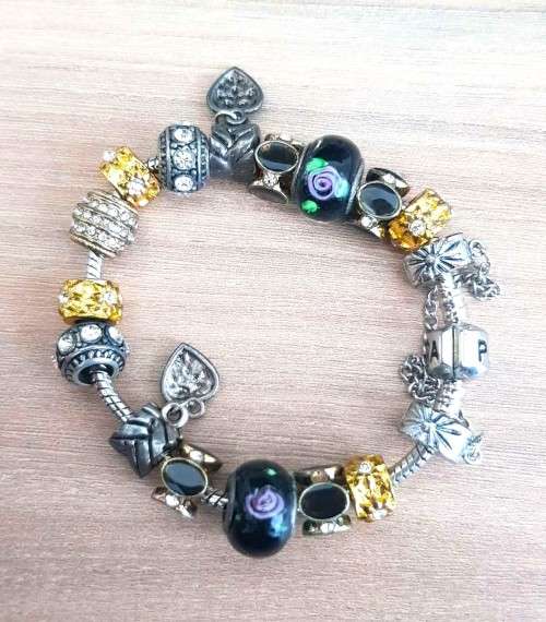 Pandora  Clasp  Chain Bracelet with Charms