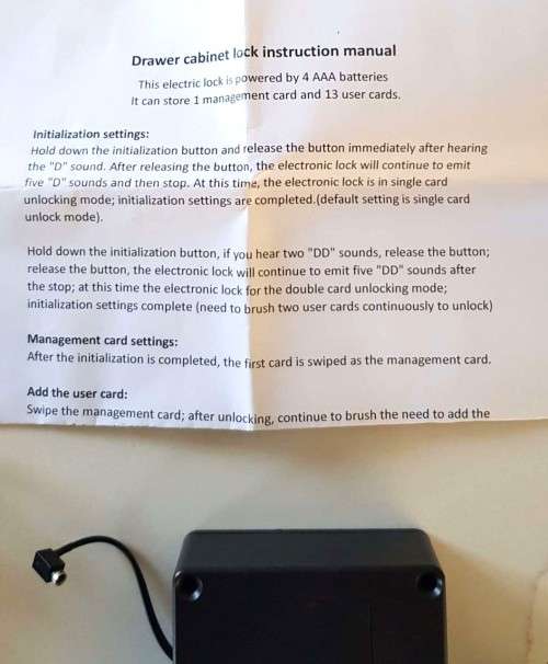 Invisible Cabinet Electronic Lock Digital