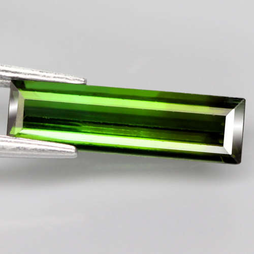 1.40Ct. Tourmaline Green  Scissor Cut Mozambique Gem Unheated Natural Ravishing Colour!