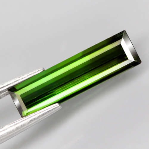 1.40Ct. Tourmaline Green  Scissor Cut Mozambique Gem Unheated Natural Ravishing Colour!