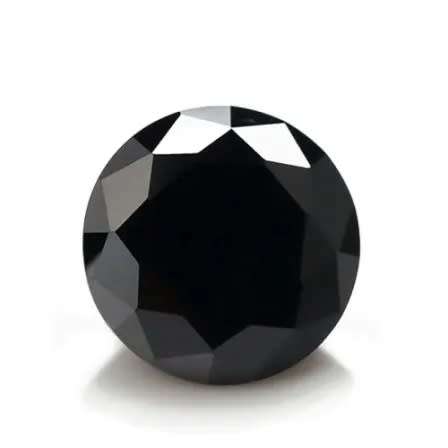 MOISSANITE BLACK 1CT  D/VVSI  ROUND **GRA Certified **BRILLIANT CUT