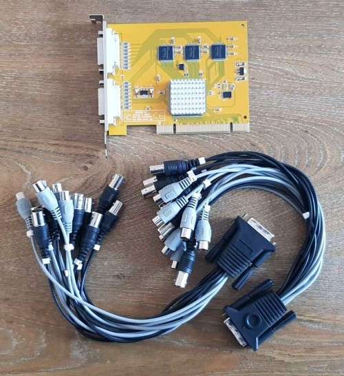 PCI DVR Card 16 channels H.264 compression card