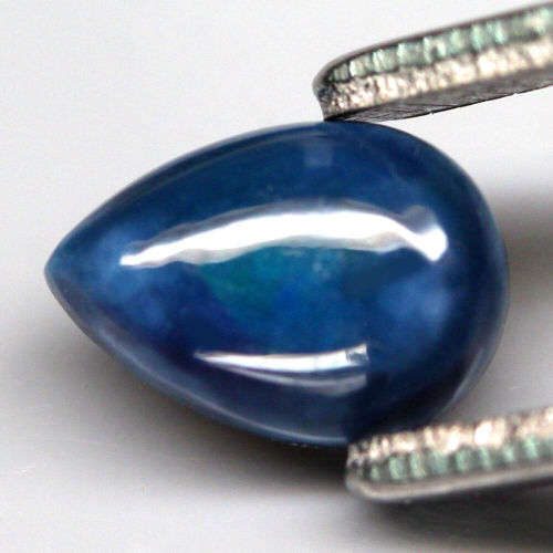 1.45Ct.  Opal Pear Cabochon Multi Colours Glittering Rainbow 3D! Ethiopian Natural