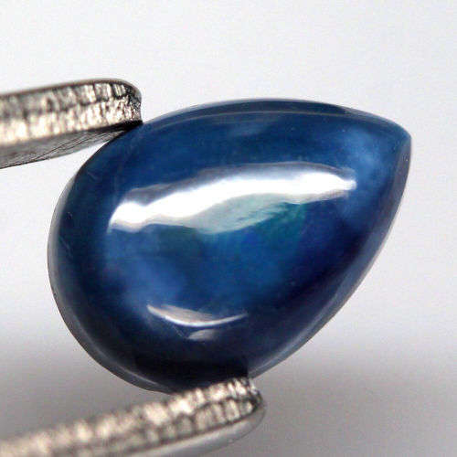 1.45Ct.  Opal Pear Cabochon Multi Colours Glittering Rainbow 3D! Ethiopian Natural