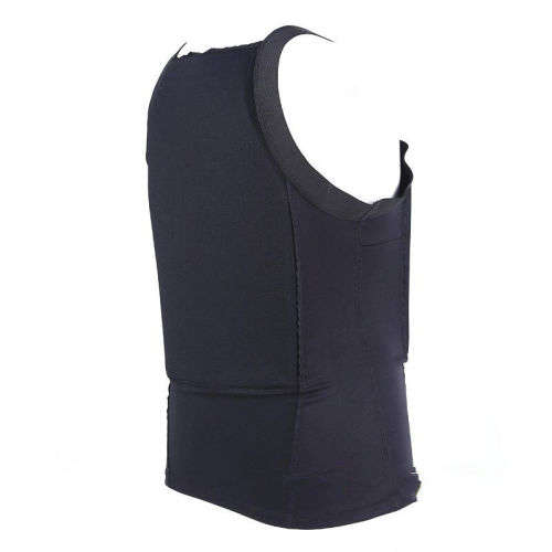 Bulletproof Concealable Body Armor Ultra Thin made with Kevlar T-shirt NIJ IIIA