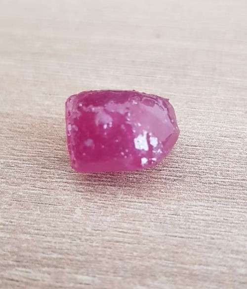 12.84Ct. Rough Ruby Natural Top Purplish Red Madagascar