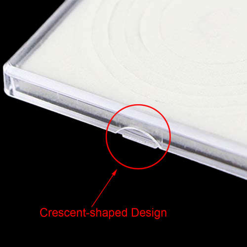 Coin Holder Transparent Plastic Coin Collecting Box Case For 20-40mm Coins