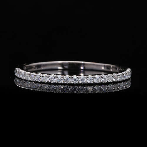 Moissanite  Wedding Band 0.15ctw 925 Sterling Silver**GRA Certified**  VVSI/D Moissanite