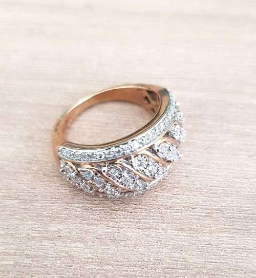 0.750ct DIAMOND BAND ROUND CUT  YELLOW GOLD **GORGEOUS ** HIGH QUALITY