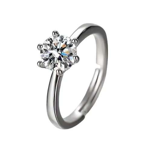 1Ct Ring Round Zircon for Women