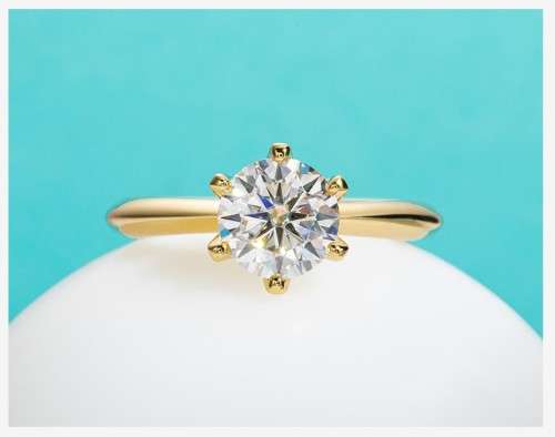 2.00 Carat Moissanite VVSI/D Engagement Ring in Yellow or Rose Gold Plated **GRA Certified**