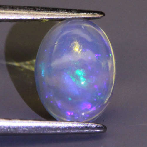0.70Ct.  Opal Cabochon Best Multi Colours Glittering Rainbow 3D! Ethiopian Natural