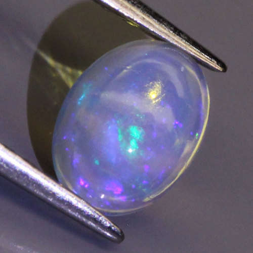 0.70Ct.  Opal Cabochon Best Multi Colours Glittering Rainbow 3D! Ethiopian Natural