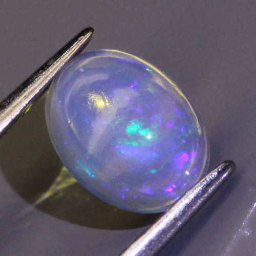 0.70Ct.  Opal Cabochon Best Multi Colours Glittering Rainbow 3D! Ethiopian Natural