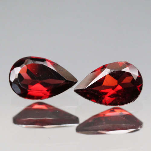 1.95Ct. Natural Spessartine Garnet Red Pear Namibia Natural
