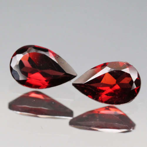 1.95Ct. Natural Spessartine Garnet Red Pear Namibia Natural