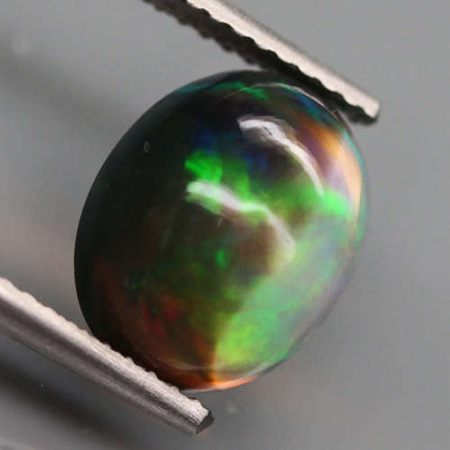 2.24Ct.  Opal Cabochon Best Grade Multi Colours Glittering Rainbow 3D Welo Natural