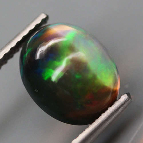 2.24Ct.  Opal Cabochon Best Grade Multi Colours Glittering Rainbow 3D Welo Natural